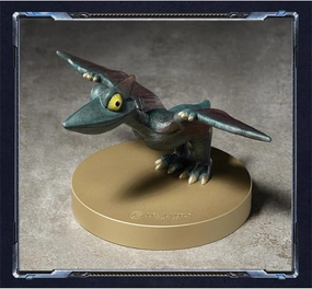 TONGSHIFU Mini Brass Dinosaur Model Therizinosaurus GK Decor Gift for Adult