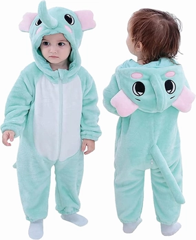 TONWHAR Kids' And Toddlers' Infant Tiger Dinosaur Animal Fancy Dress Costume Outfit Hooded Romper Jumpsuit