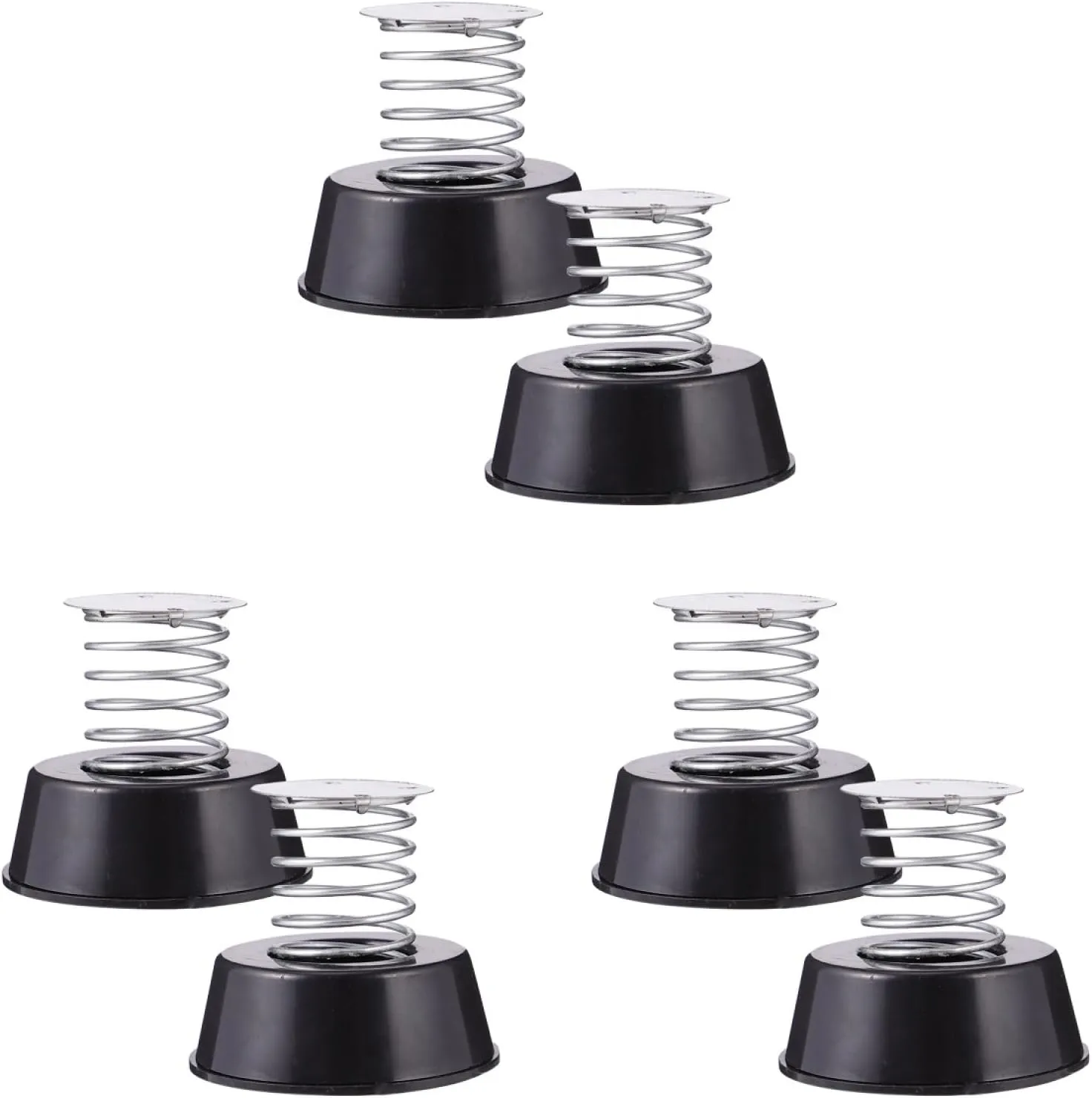 Totority Shake Head Doll - 6Pcs Shaking Doll Spring Car Accesories DIY Dancing Toy Base Replacement