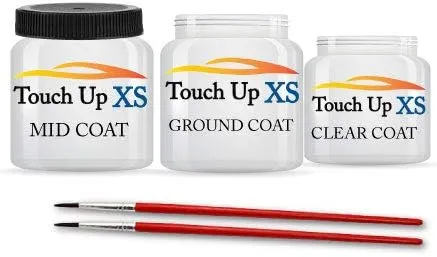 TouchupXS-Perfect Match for Subaru XV Crosstrek K1X Crystal White Pearl 2oz & 1oz Combo Touch Up Kit