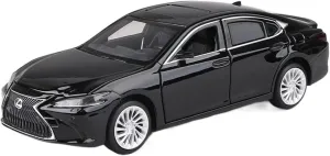 Toy car Model 1:32 for Lexus ES300 Coupe Simulation Toy Car Model Alloy Toys Collection Gift Off-Road Car Kids (Color : Black)