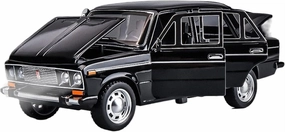 Toy car Model 1:24 for Lada Alloy Car Model Light Sound Effect Diecast Car Toys for Boys Gift Kids Toys Collection (Color : Black)