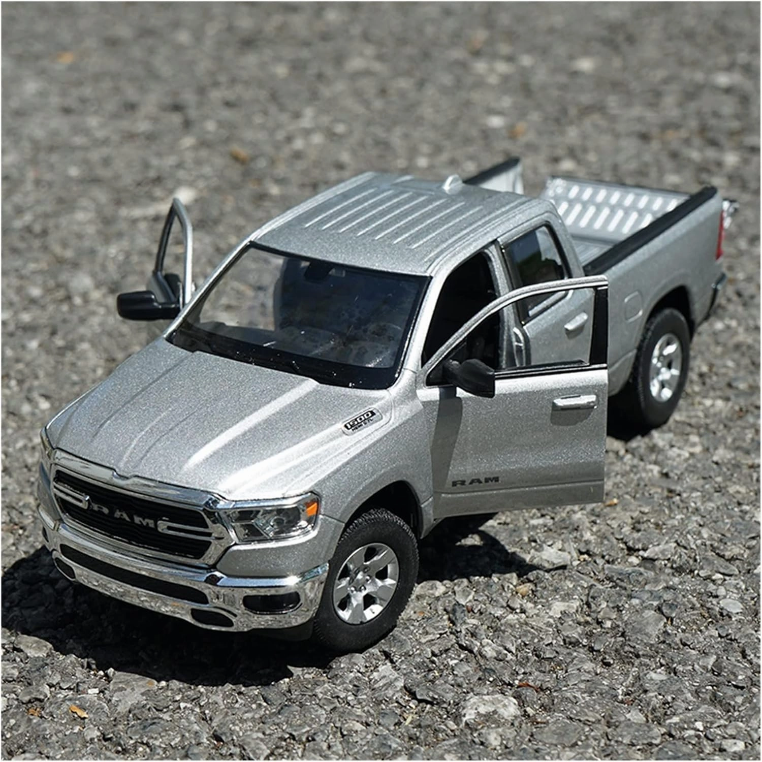 Toy car Model 1/27 for Dodge RAM 1500 Diecast Pickup Model Simulation Alloy Metal Toy Off-Road Kids Gift (Color : Red)