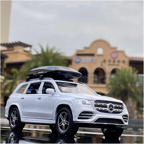 Toy car Model 1:32 Alloy Car Model Diecasts Toy Vehicles Sound and Light Collection Childrens Gifts (Color : White)