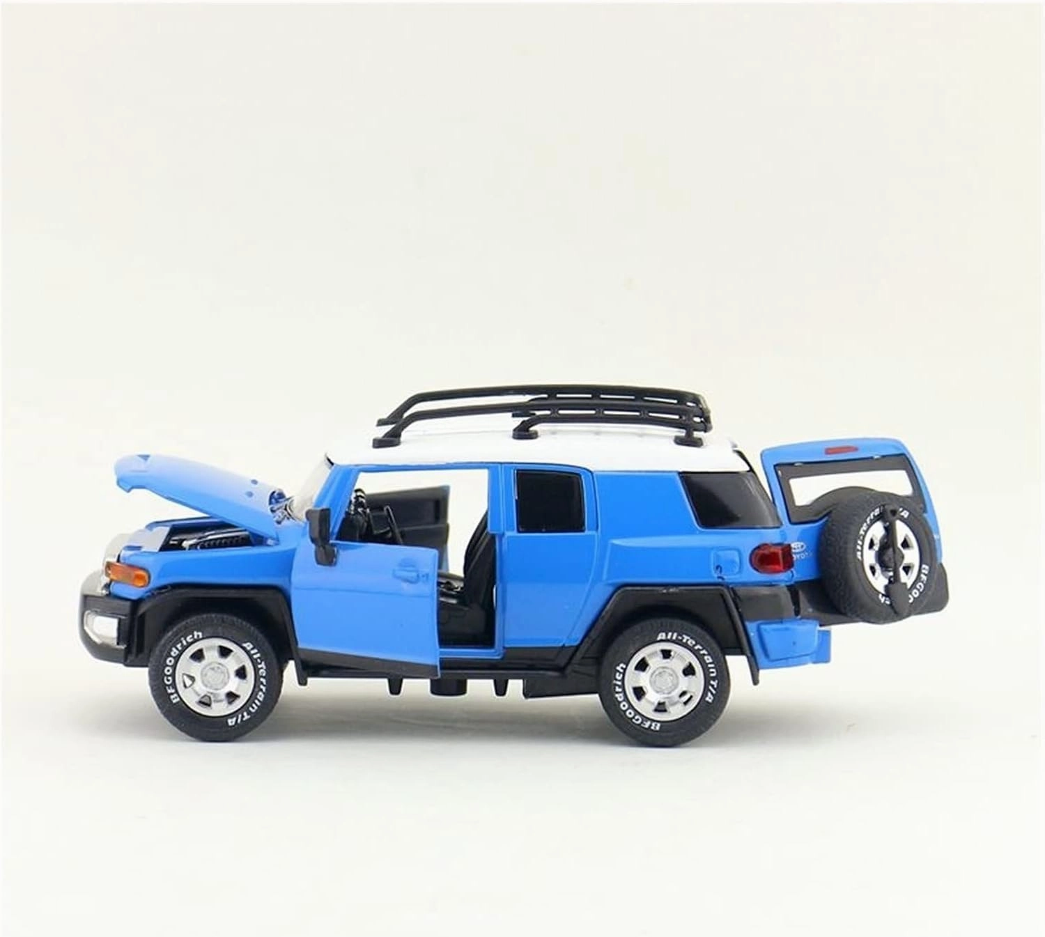 Toy car Model 1:32 Alloy Car Model Off-Road SUV Railed Festival Gifts Diecasts Toy Vehicles (Color : Blue)