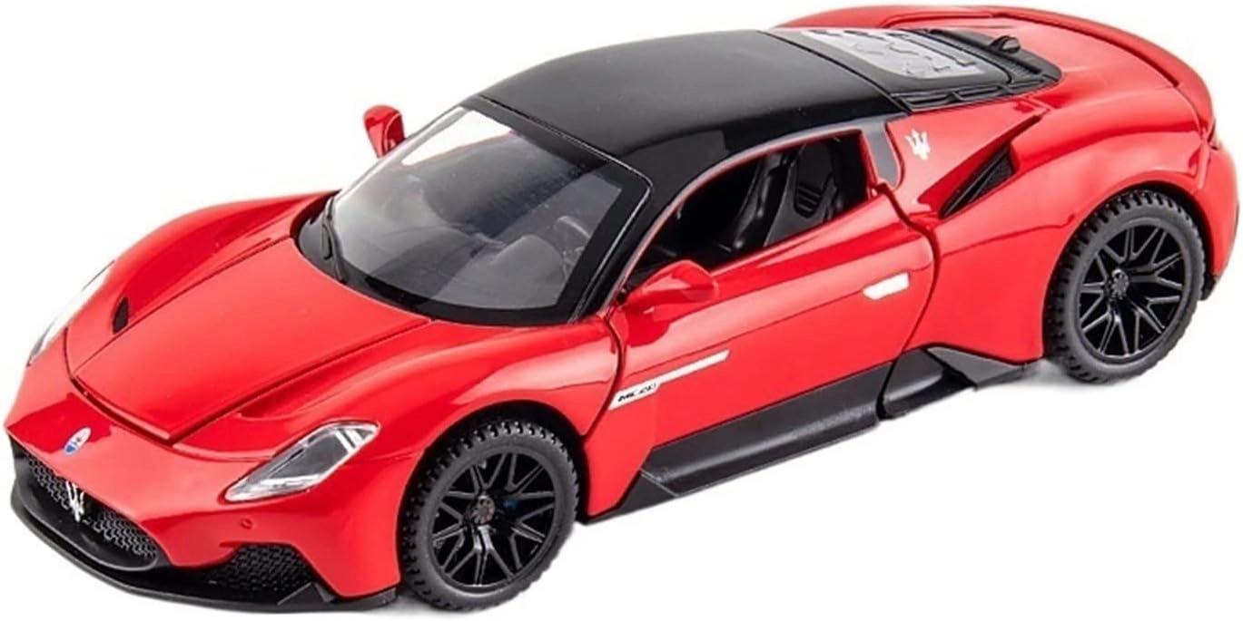 Toy car Model 1:32 Diecast Alloy Model Car for Maserati MC20 Supercar Ornaments Gifts for Children (Color : Red)