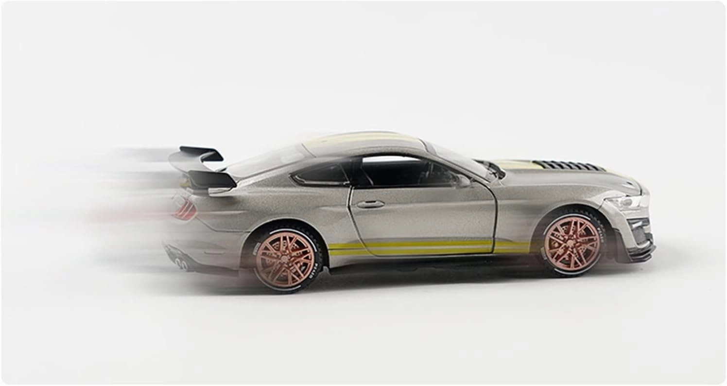 Toy car Model 1/32 for Ford Mustang Shelby GT500 Alloy Car Model Toy Car Fast and Furious Car Collection Boys Gift (Color : Red)