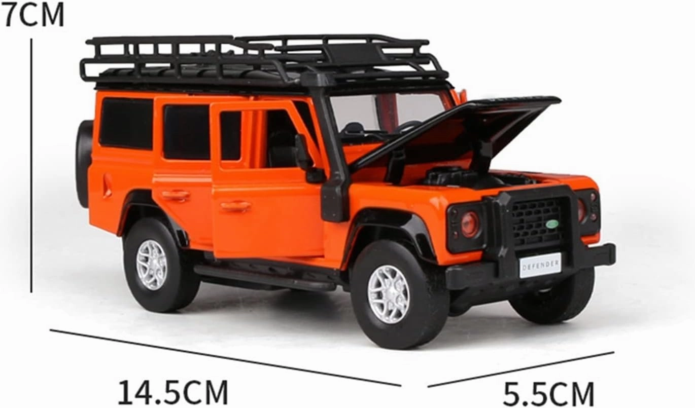 Toy car Model 1:32 for Land Rover Defender Alloy Car Model Diecasts Off-Road Toy Collection (Color : C3)