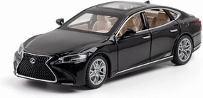 Toy car Model 1:32 for Lexus LS500H Metal Toy Alloy Car Model Diecasts Toys for BOY (Color : Black)
