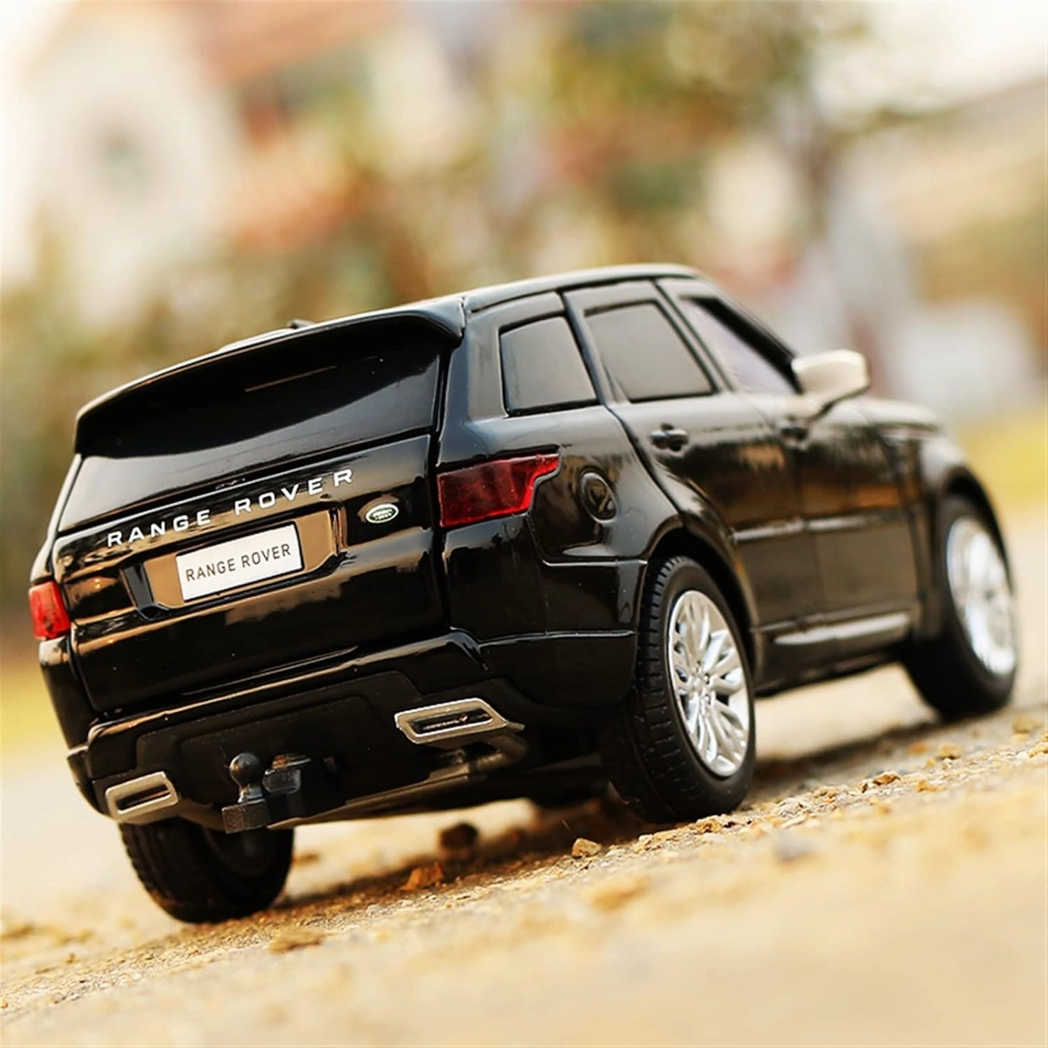 Toy car Model 1:32 for Range Rover Sports SUV Alloy Car Model Diecast Toy Simulation Sound and Light Toy Gift (Color : Red)