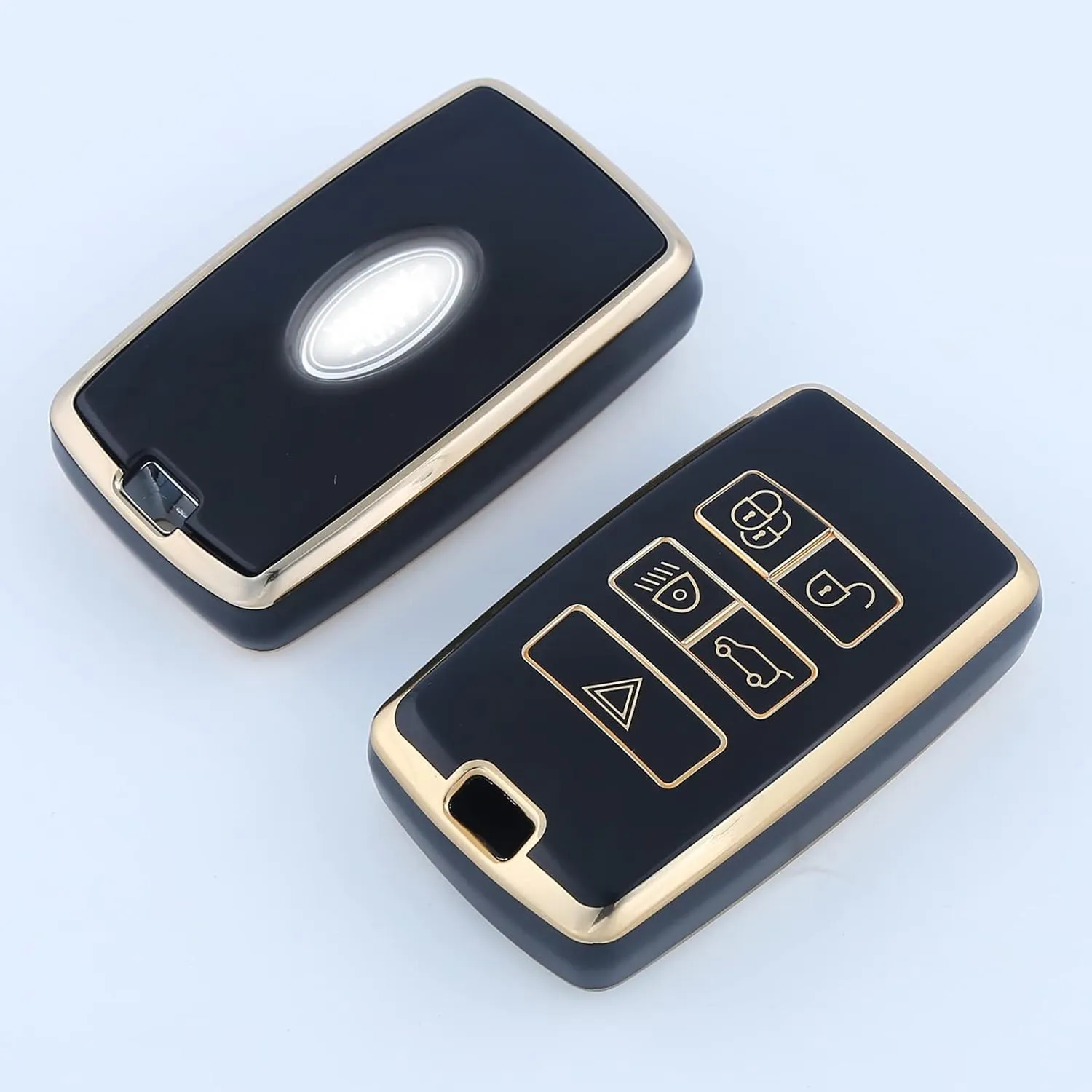 TPU Key Fob Case Cover Suitable for Land Rover Discovery, Range Rover, Defender 2018 2019 2020 2021 2022 Smart Key Fob