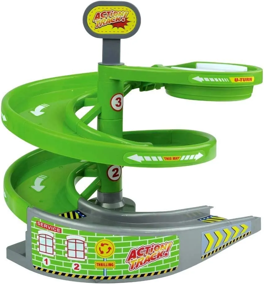 Tracks Attachment Rotary Tower for Race Track Sets, Tracks Accessories Replacement Only (Green)