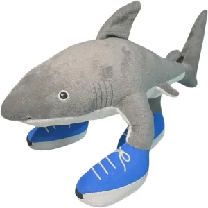Tralalero Tralala Plush Toys, 16.14'' Italian Brainrot Meme Shark in Sneakers Plushies, Collectible Stuffed Animals Toy Gifts for Fans (Gray)