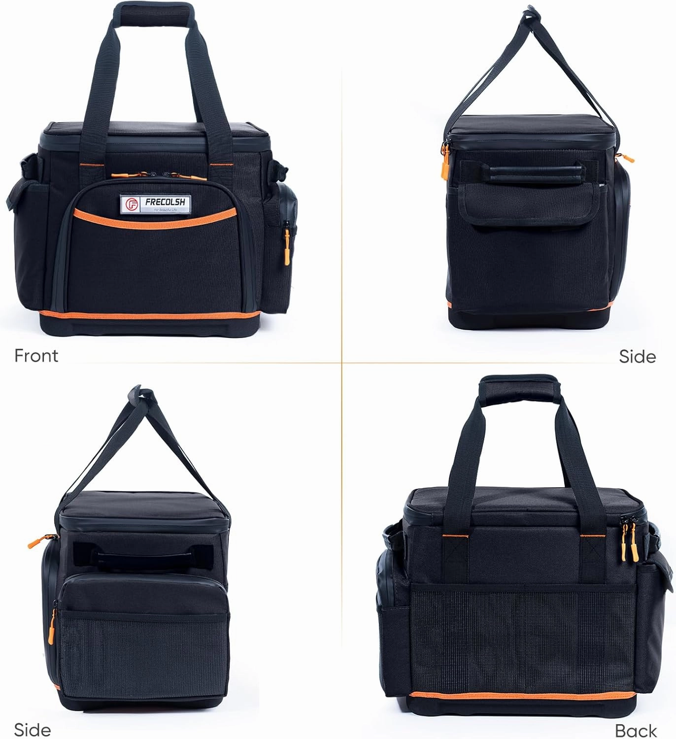 Travel Carrying Case Compatible with Jackery 500, Portable Power Station Storage Case with Water- proof Bottom and Pocket for Jackery Accessories, Storage Bag Only
