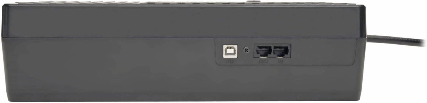 Tripp Lite 750VA UPS Battery Backup Uninterruptible Power Supply Surge Protector, 12 Outlets, Dataline Protection, USB Monitoring, Home & Office, 3-Year Warranty & $100,000 Insurance (INTERNET750U)