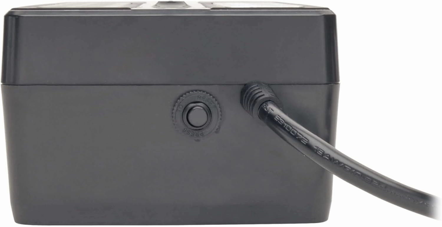 Tripp Lite 750VA UPS Battery Backup Uninterruptible Power Supply Surge Protector, 12 Outlets, Dataline Protection, USB Monitoring, Home & Office, 3-Year Warranty & $100,000 Insurance (INTERNET750U)