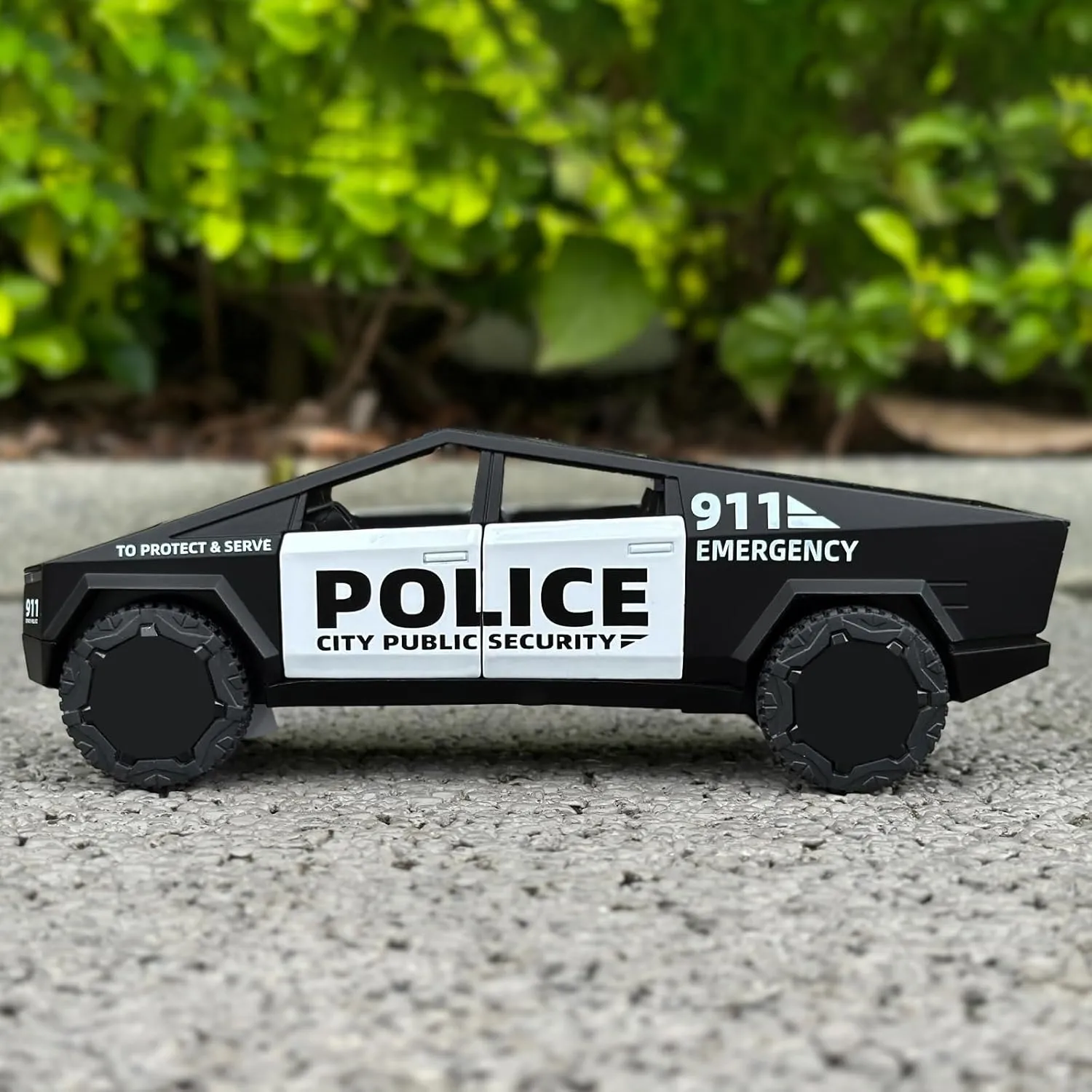 Trucks for Boys Toy Pickup Truck 1/32 Police Car Toy,Police Cars for Kids Ages 3-5,Pull Back Cars with Lights and Siren,Toy Trucks for Boys Age 4-7