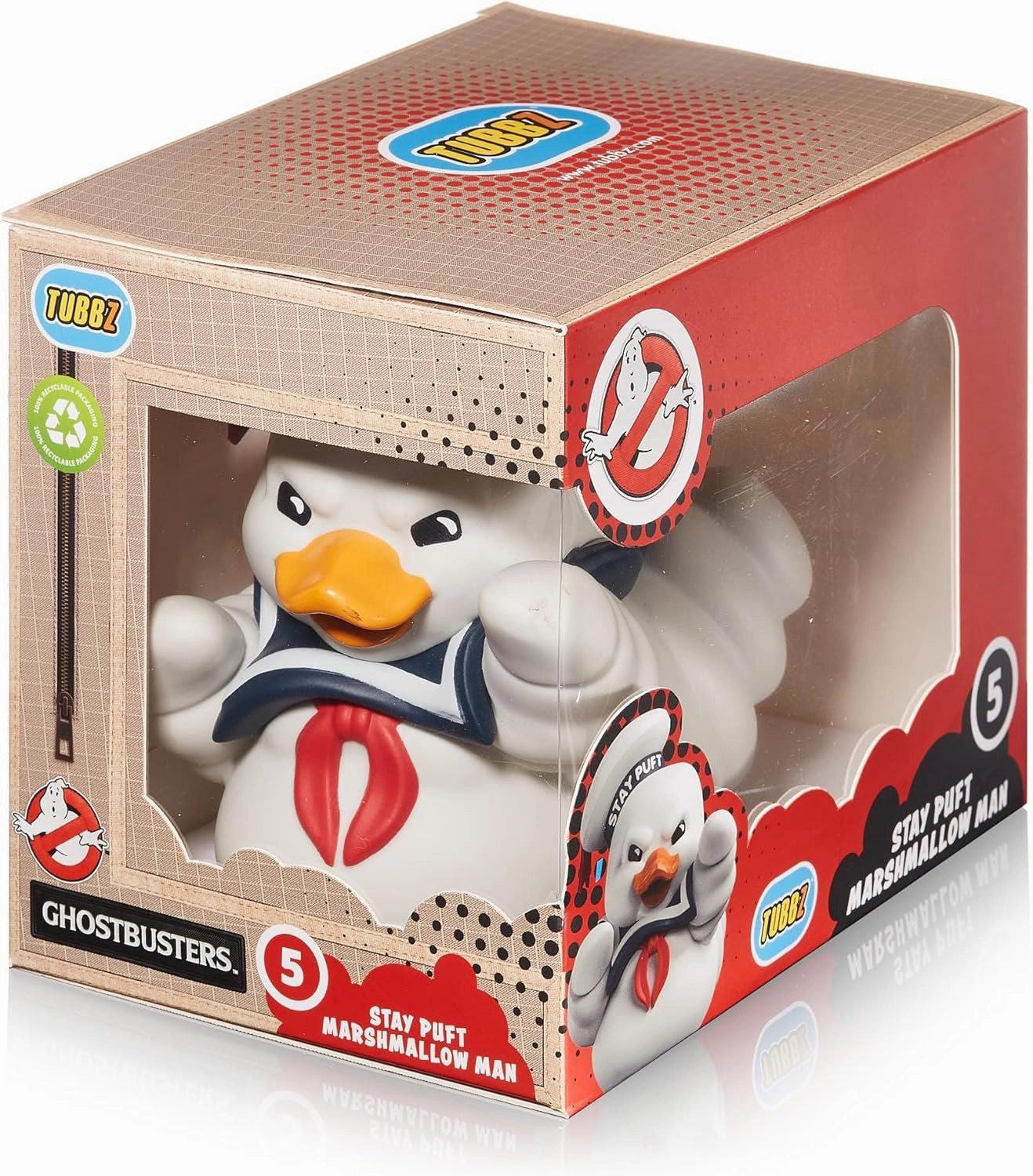 TUBBZ Boxed Edition: Ghostbusters - Stay Puft Cosplaying Rubber Duck Vinyl Figure