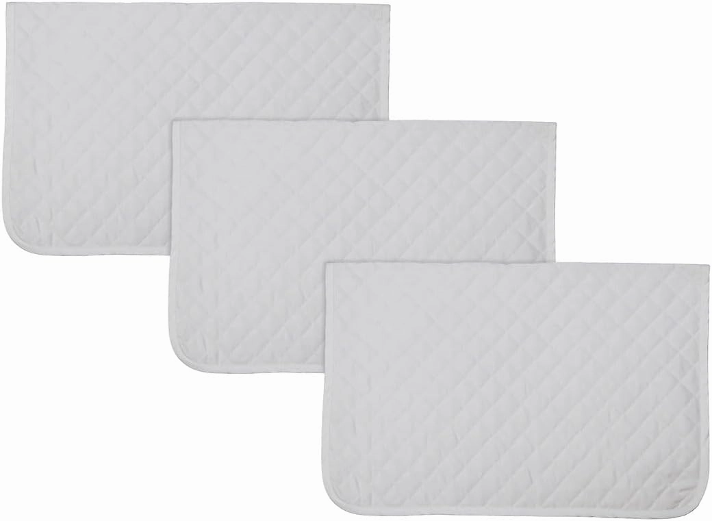 TuffRider Quilted Cotton Baby Pads White
