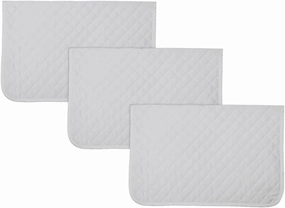 TuffRider Quilted Cotton Baby Pads White