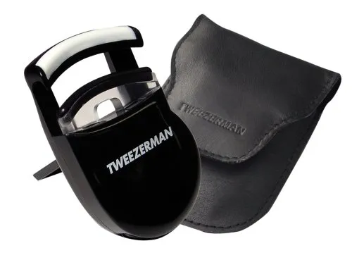 Tweezerman Pocket Eyelash Curler in Leather Pouch