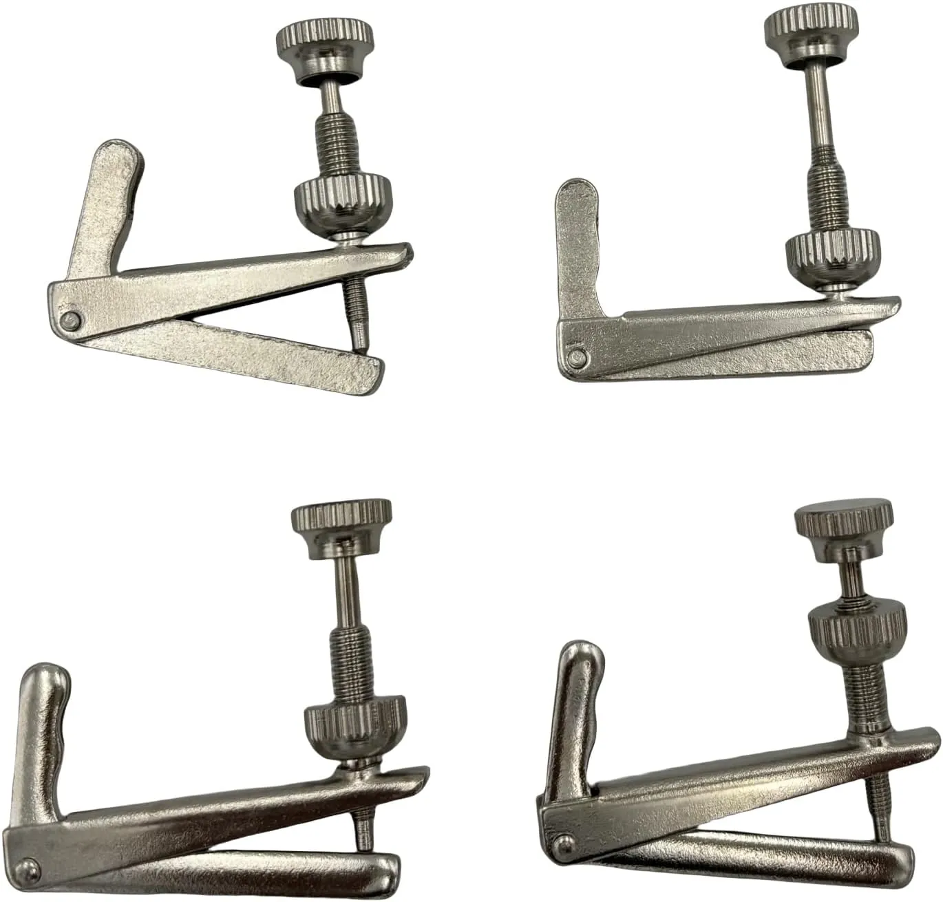 Upgrade your cello with our Professional Fine Tuners Set of 4! Crafted from heavy-duty zinc alloy, precision tuners fit 4/4 & 3/4 cellos. Enjoy micro-adjustment, anti-slip knobs, effortless tuning.