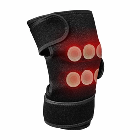 UTK Knee Heating Pad for Knee Pain, Far Infrared Heating Pads for Knee and Leg, 6 Jade Stones, 3 Heat Settings, Auto Shut Off, Heated Knee Brace Wrap for Women and Men