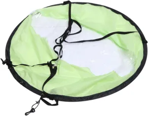 VANZACK Portable Foldable Kayak Sail for Fishing - Canoeing - and Sailing Lightweight Polyester Taffeta Sail with Oars and Ropes for Easy Downwind Navigation Ideal Sailboat Accessories