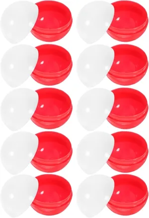 Vending Machine Capsules, 50pcs Empty Refillable Plastic Round Gumball Machine Capsules Bauble Sphere Tiny Surprise Candy Container for Prizes Party Favor (Diameter 5Cm)