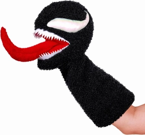 Venom Puppet,19 Inch Venom Plush for Children and Fans,Venom Hand Puppet with Movable Mouth is a School Family Puppet Theater Toy