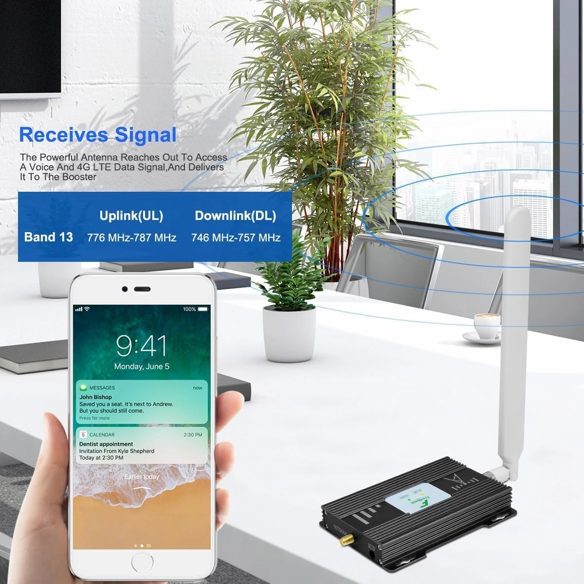 Verizon Cell Phone Signal Booster Verizon Signal Booster 5G 4G LTE Band 13 Cell Phone Booster 5G Cellular Booster Cell Signal Extender Signal Amplifier Repeater Cell Booster for Home Boost Call/Data