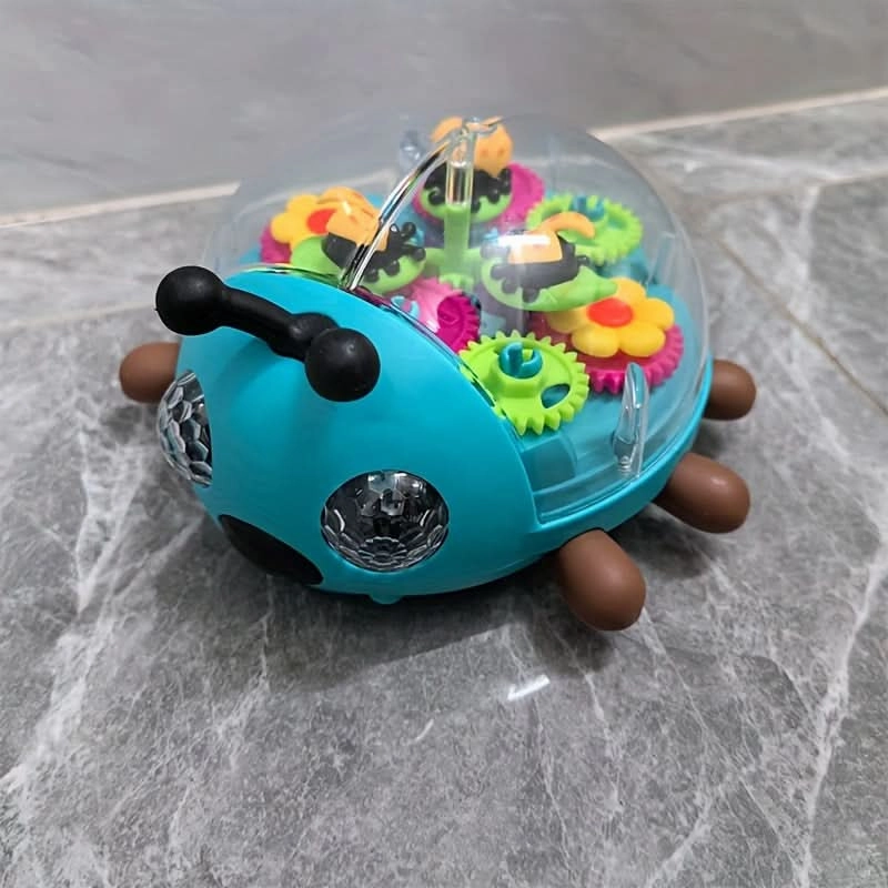 Vibrant Glow-in-the-Dark Beetle Toy Car – Music-Activated LED Lights