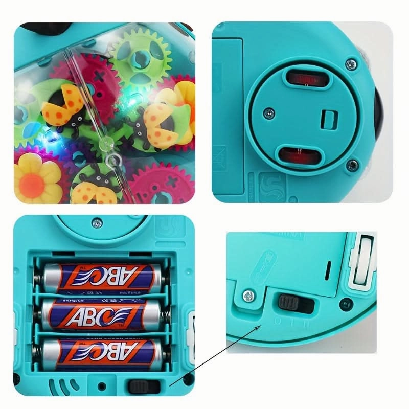 Vibrant Glow-in-the-Dark Beetle Toy Car – Music-Activated LED Lights