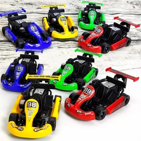 Vibrant Pull Back Racing Car Toy for Kids