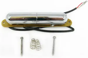 Vintage-style Chrome Lipstick Tube Single-Coil Electric Guitar Pickup