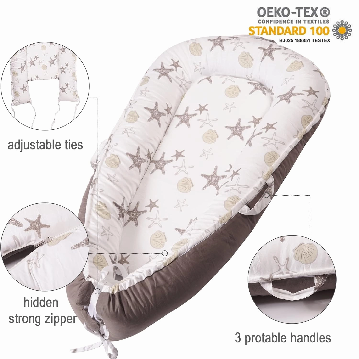 Viviland Baby Lounger_ Cover for Newborn