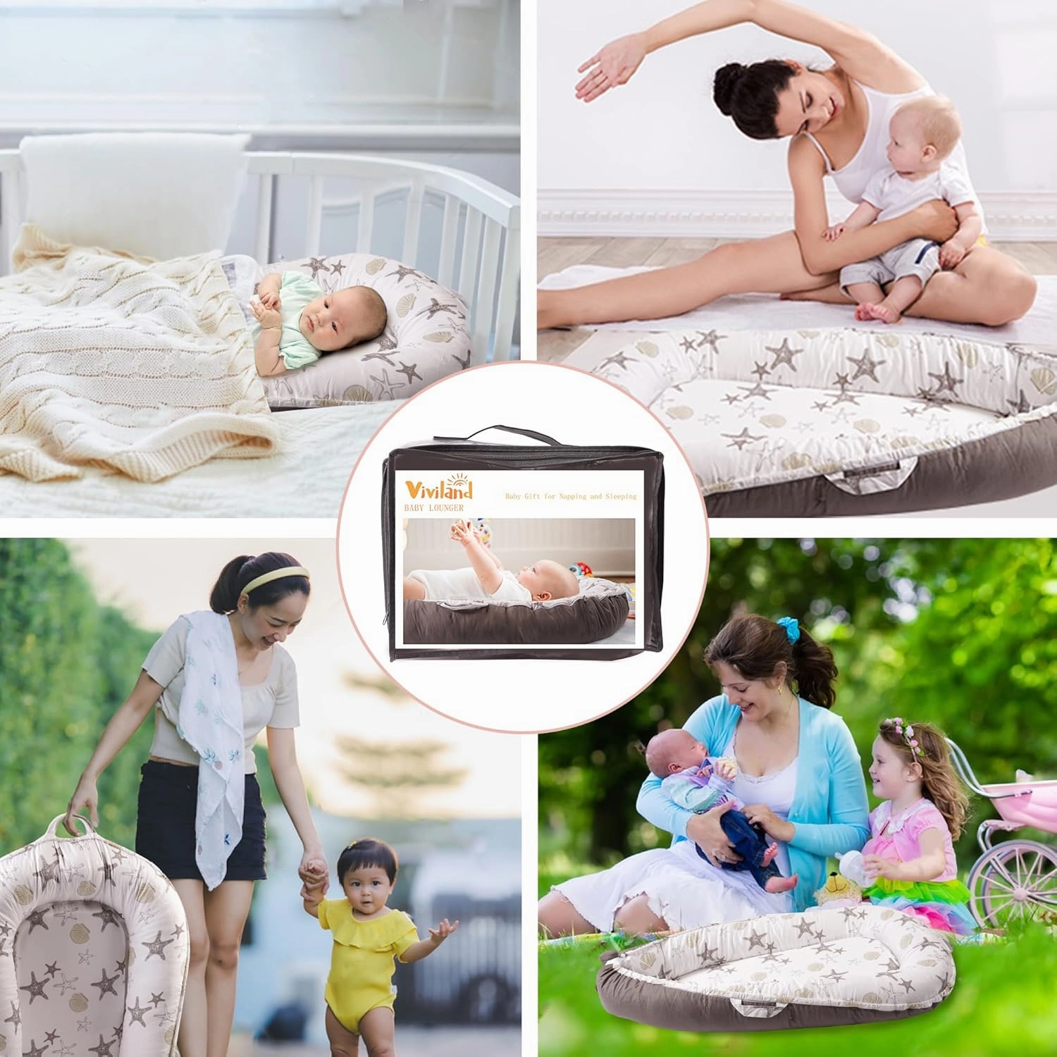Viviland Baby Lounger_ Cover for Newborn