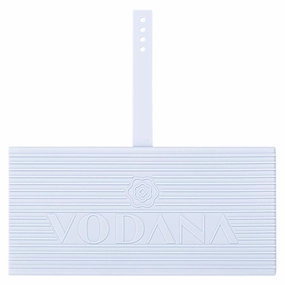 VODANA Silicone Pad Pouch 240, Heat Resistant Hair Styling Tools Storage, Travel Portable Bag for Flat Curling Straightening Iron, Straightener, Curler, and Wand/Creamy Blue