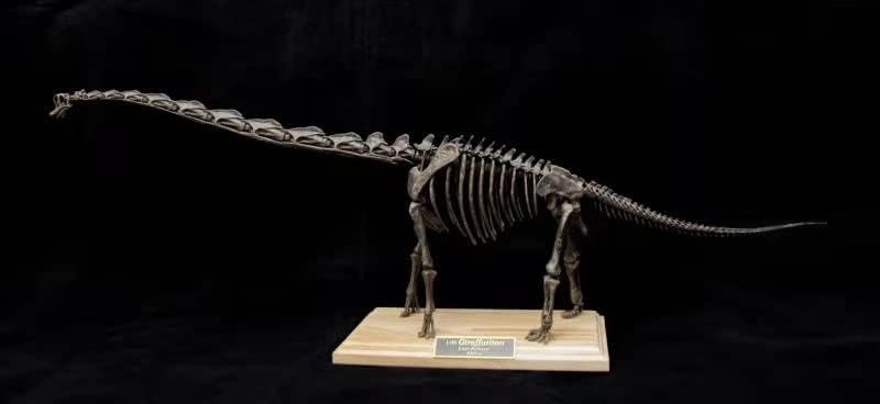 VWUVWU 1：35 Scale Giraffatitan Skeleton Figure Brachiosaurus Resin Animal Model Dinosaur Collector GK Decor Gift for Adult