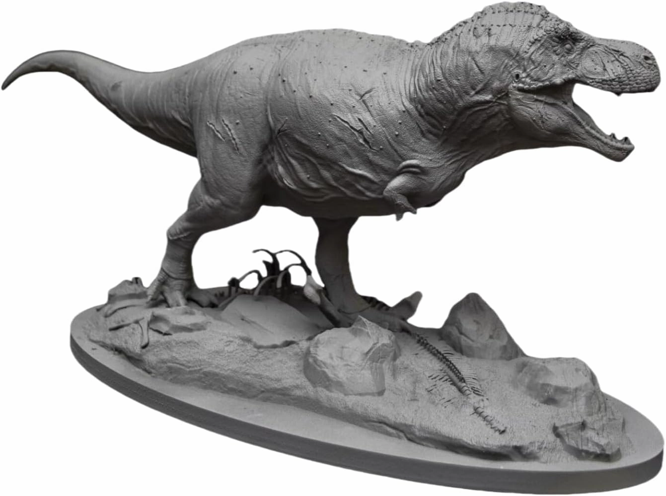 VWUVWU T-Rex Ruby Scene Model Dinosaur Decor Gk Collector Gift (1/20 Unpainted)