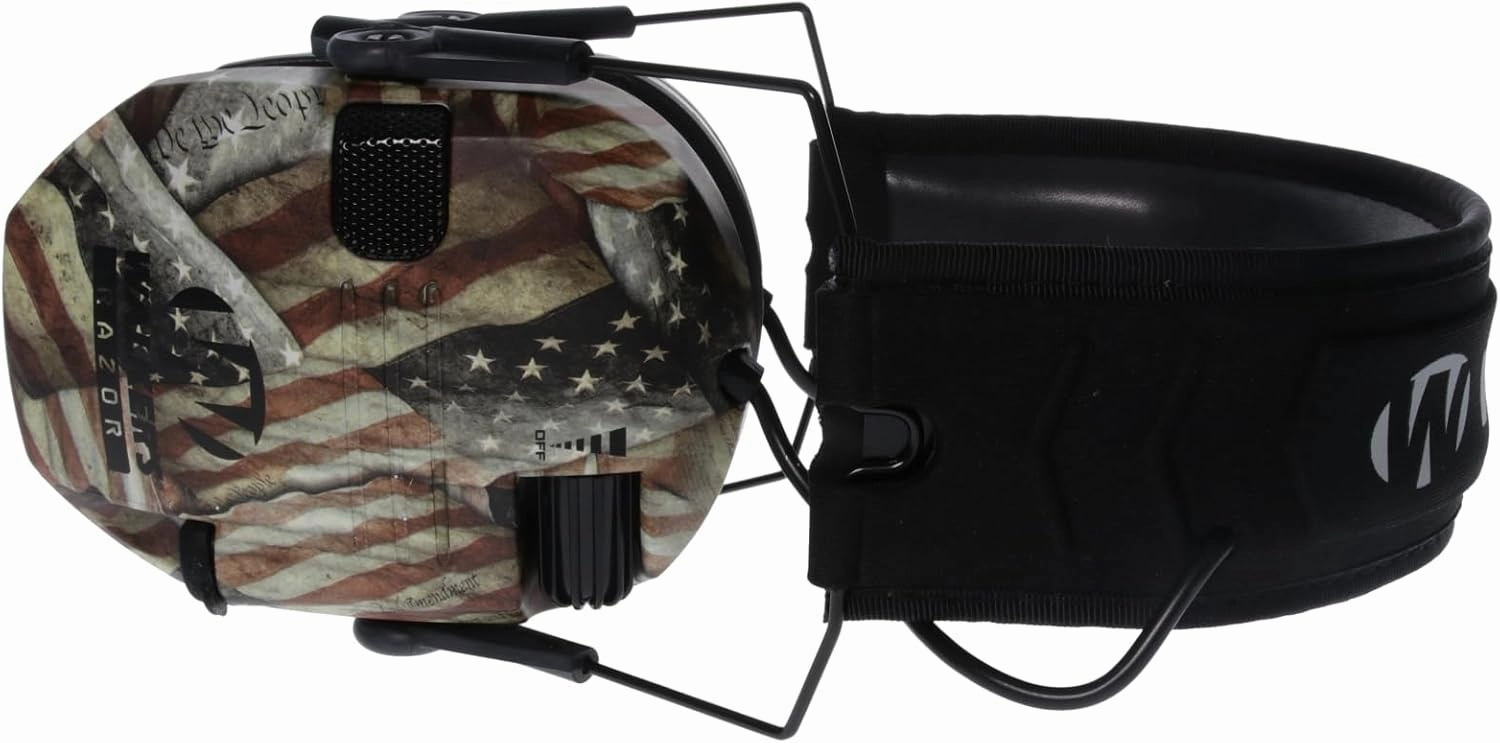 Walker's Razor Slim Ultra Low Profile Compact Design Adjustable Range Shooting Hunting Hearing Protection Electronic Earmuffs
