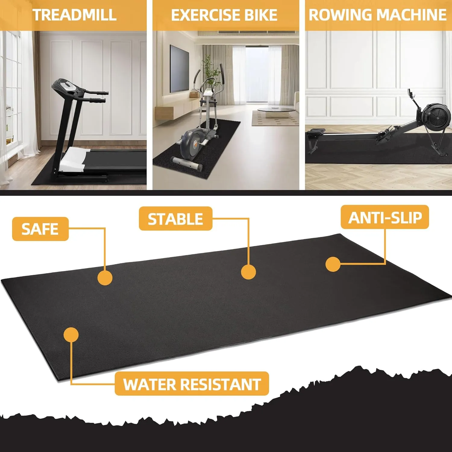 Walking Pad Treadmill 2 in 1 Portable Treadmills for Home with Remote Control