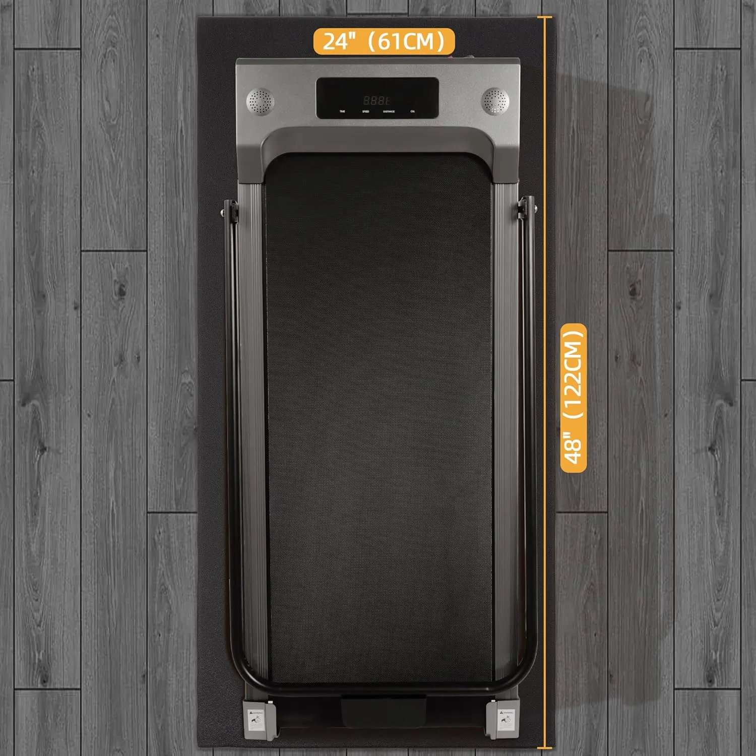 Walking Pad Treadmill 2 in 1 Portable Treadmills for Home with Remote Control