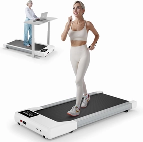 Walking Pad Treadmills for Home Office, Under Desk Walk Mat with APP and Remote Control, 3 in 1 Portable Exercise Equipment, Compact Jogging Running Machine for Small Space, 300 Lbs Capacity