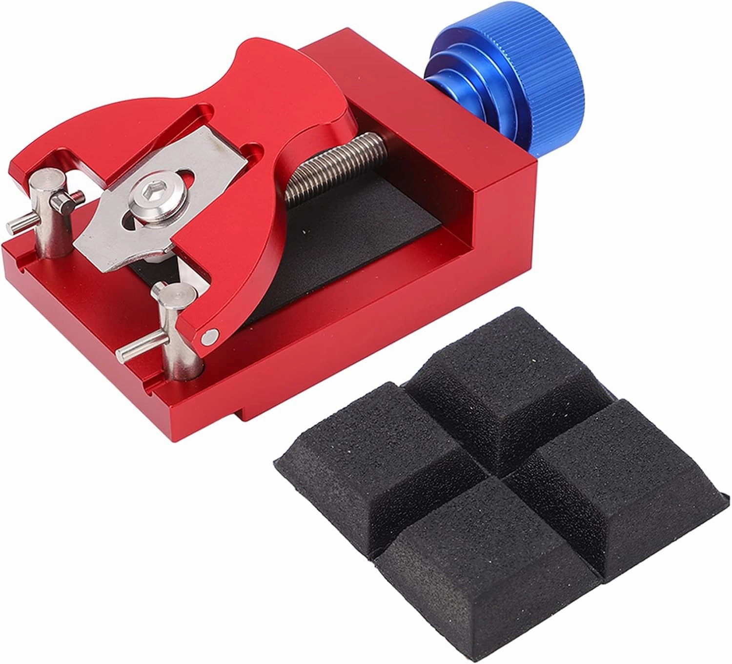 Watch Tools, Watch Hand Removal Tool, Adjustable Watch Case Holder, Metal Wristwatch Repairing Open Case Holder Watch Strap Remover Base Movement Repair Tool