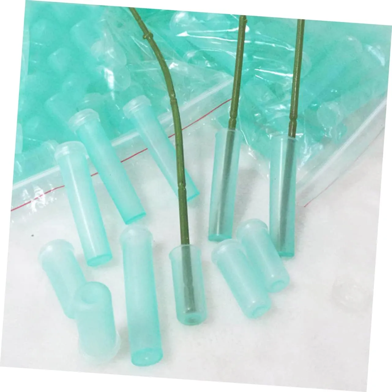 Water Vials for Flowers 180pcs Floral Tube Set Plastic Long-Lasting Flower Care