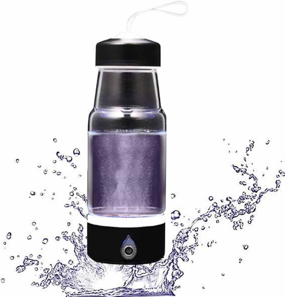 Water Purifiers, 420Ml Hydrogen Water Bottle Generator Ionizer Portable 3 Mins Make Hydrogen Content Up to 1200-1500 PPB USB Rechargeable Upgrade Your Water Anywhere Anytime