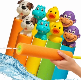 Water Squirter for Kids, Water Guns for Kids, Pool Squirt Water Blaster, 4 Pack 8 Pack Beach Essentials, Pool Deals, Beach Toys Ages 4-8, Summer Toddler Games