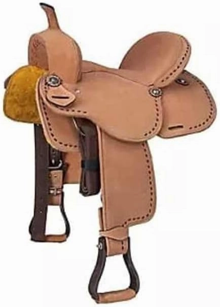 Western Barrel Racing Wooden Tree Horse Saddles Handmade Premium Leather Comfort Horses Trail Equestrian Tooled Carved Horse Saddle Riding Size: 10-18 inches Seat, KK07