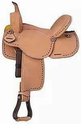 Western Barrel Racing Wooden Tree Horse Saddles Handmade Premium Leather Comfort Horses Trail Equestrian Tooled Carved Horse Saddle Riding Size: 10-18 inches Seat, KK07